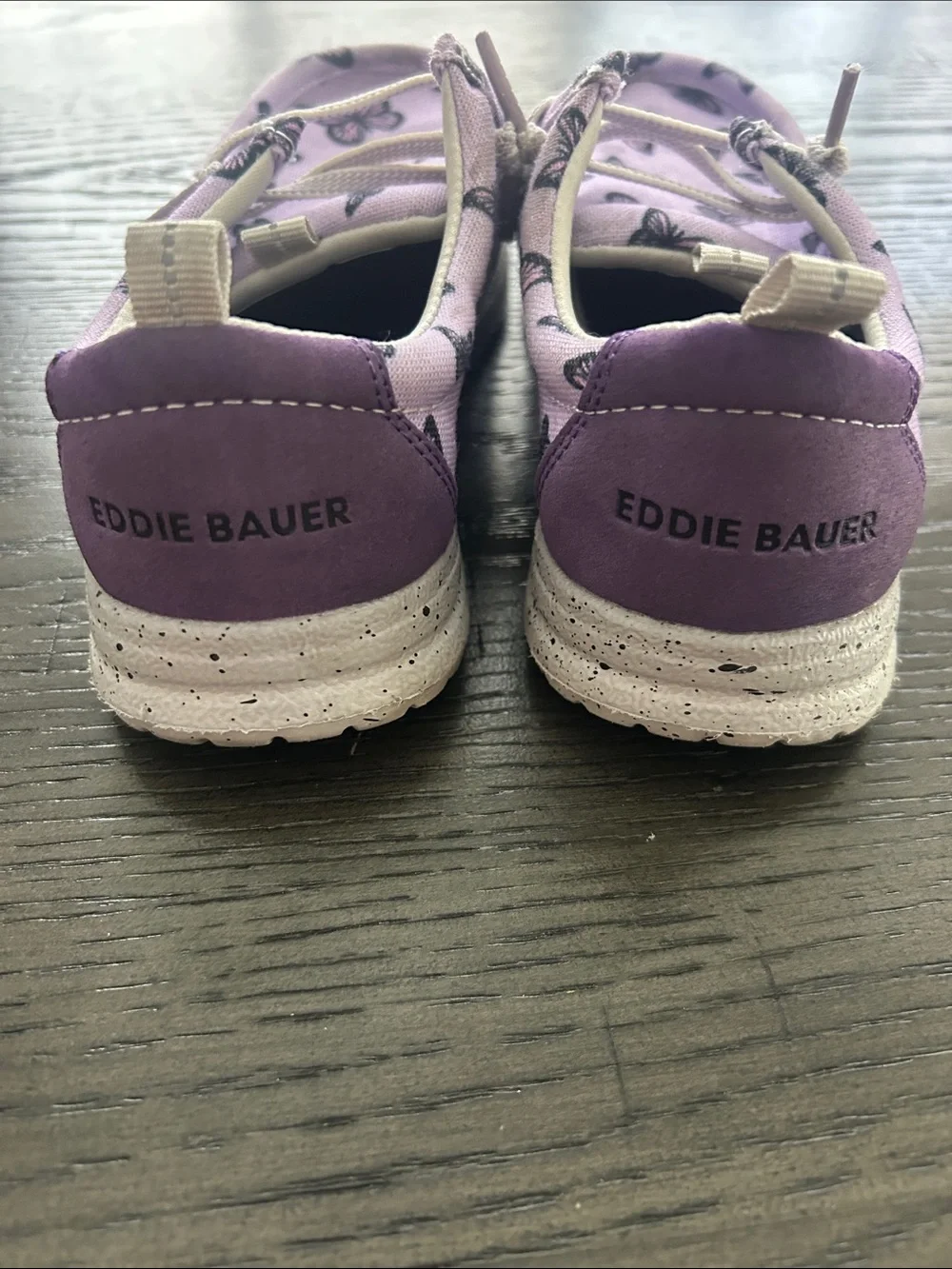 Eddie Bauer Kids' Lavender Butterfly Canvas Shoes